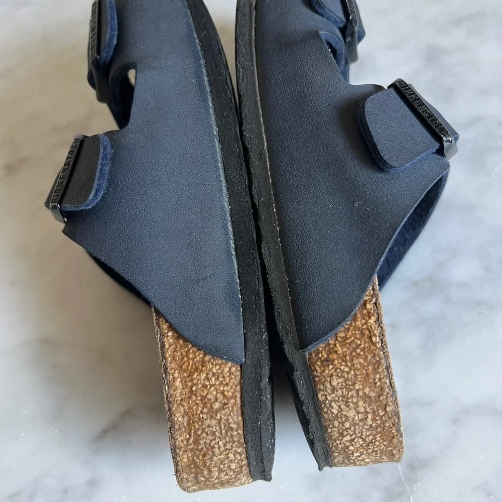 Birkenstock Blue Double Strap Sandals sz 31 kids